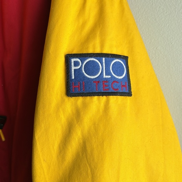 Vntg Polo Fleece Lined Hooded Jacket - Picture 3 of 8